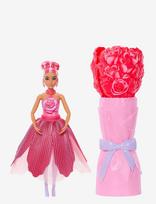Barbie - Petal Pop Scented Fashion Doll With Rose Dress, Reveal Accessories Like Bunny & More - Lėlė - Rožinė