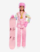 Barbie - Careers Snowboarder Doll In Pink Jacket With 10+ Accessories Including Color-Change Snowboard - Lėlė - Rožinė