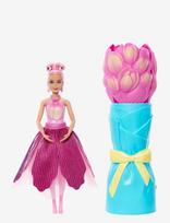 Barbie - Petal Pop Scented Fashion Doll With Pink Tulip Dress, Reveal Accessories Like Bunny & More - Lėlė - Rožinė