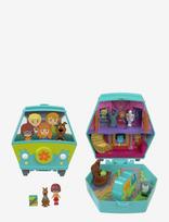 Polly Pocket - Micro Dolls And Playset, Scooby Doo Partnership Compact With Scooby And Velma, Toy Car - Filmų ir pasakų personažų žaidimas - Mėlyna
