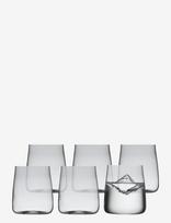 Lyngby Glas - Water Glass Zero 6 Pcs - Stiklinė vandeniui - Nude