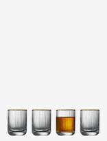 Lyngby Glas - Shot Glass Palermo Gold 6 Pcs - Stiklinė - Nude