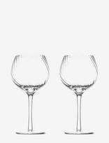 Byon - Wine Glass Opacity 2Pcs/Set - Raudonojo vyno taurės - Nude