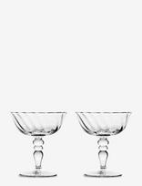 Byon - Italian Coupe Opacity 2Pcs/Set - Baltojo vyno taurės - Nude