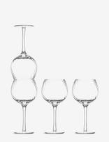 Byon - Wine Glass Opacity 4Pcs/Set - Raudonojo vyno taurės - Nude