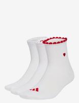 Adidas Performance - Wms Gfx Sock 3P - Sportinės kojinės - Balta