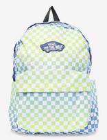 VANS - Old Skool Grom Check Backpack - Kuprinė - Žalia