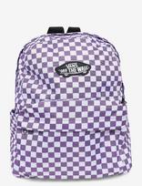 VANS - Old Skool Grom Check Backpack - Kuprinė - Violetinė