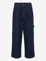 VANS - Drill Chore Baggy Carpenter Pant - Sportinės laisvalaikio kelnės - Tamsiai mėlyna