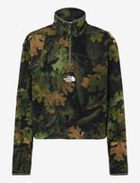 The North Face - M Novelty Logo Glacier 1/4 Zip - Print - Sportinės flisinės kelnės - Chaki spalva