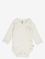 Müsli - Rib L/S Body - Sujuosiamas sijonas - Balta