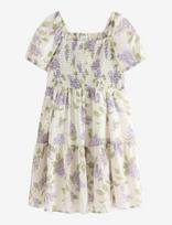 Lindex - Dress With Smock - Suknelė trumpomis rankovėmis - Balta