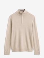 Gant - Extrafine Merino Wool Half Zip - Megztinis su užtrauktuku - Smėlio