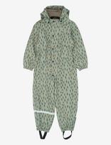 Mikk-line - Pu Aop Rain Suit With Fleece - Apsauginis kombinezonas nuo lietaus - Žalia