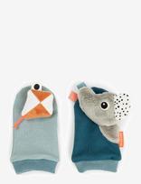 Done By Deer - Rattle Socks Playground Blue - Kūdikių kojinės - Mėlyna