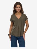 Nümph - Nutilia Ss Blouse - Marškinėliai trumpomis rankovėmis - Chaki spalva