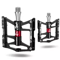 Dviračio pedalai ROCKBROS JT410, 4 guoliai, juodi