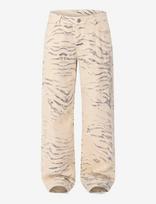 ABRAND - 99 Low Baggy Valentina Rcyvalentina - Platūs džinsai - Kreminė spalva