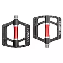 ROCKBROS 2020-12CBK Aliuminio platforminiai dviračio pedalai - juodi