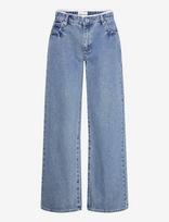 ABRAND - 99 Low Baggy Selena Lace Rcy Selena - Platūs džinsai - Mėlyna