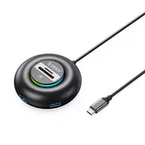 ORICO YXR5-C3 4 prievadų USB 3.0 šakotuvas su SD ir MicroSD kortelių skaitytuvu