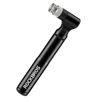 ROCKBROS JG-PB-11 dviračio remonto rinkinys su 120 PSI mini siurbliu, 16-in-1 daugiafunkciu įrankiu, beklių lopais, padangų girtukais, laikymo krepšiu – juodas