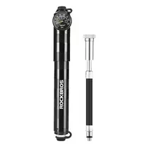 ROCKBROS HQ-67A-L03 BK Mini dviračio pompa su slėgio matuokliu - juoda