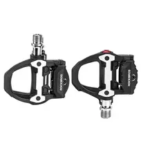 Rockbros P602 SPD-SL suderinami be užsegimų dviračių pedalai - juodi
