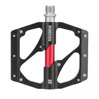 ROCKBROS 2020-12BBK aliuminio platforminiai dviračio pedalai - juodi