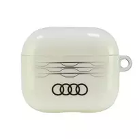 Audi IML geometrinio rašto AirPods 3 dėklas baltas AU-IMLAP3-A6/D3-WE