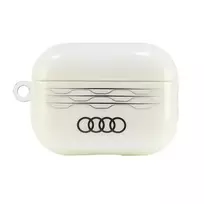 Audi IML Geometric Pattern AirPods Pro 2 dėklas baltas