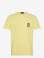 Polo Ralph Lauren - Classic Fit Embroidered Jersey T-Shirt - Marškinėliai trumpomis rankovėmis - Geltona