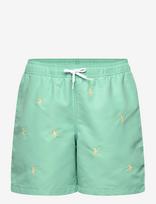 Ralph Lauren Kids - Traveler Polo Pony Swim Trunk - Maudymosi šortai - Žalia