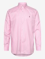 Polo Ralph Lauren - Custom Fit Striped Pinpoint Oxford Shirt - Laisvalaikio marškiniai - Rožinė