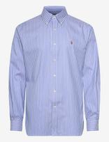 Polo Ralph Lauren - Custom Fit Striped Pinpoint Oxford Shirt - Laisvalaikio marškiniai - Mėlyna