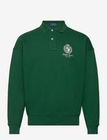 Polo Ralph Lauren - Relaxed Fit Fleece Graphic Sweatshirt - Polo marškinėliai ilgomis rankovėmis - Žalia