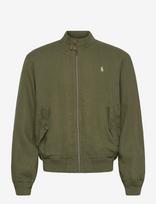 Polo Ralph Lauren - The Bedford Linen Herringbone Jacket - Bomberio striukė - Chaki spalva