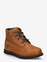 Timberland - Mid Lace Up With Zip Boot - Žieminiai batai su raišteliais - Ruda