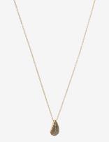 Bud To Rose - Drop Crystal Necklace Black/Silver - Dailūs karoliai - Aukso