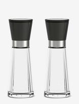 Rosendahl - Gc Salt And Pepper Set H20.5 Cm Black/Steel 2 Set - Druskos ir pipirų malūnėlis - Nude
