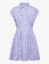 2NDDAY - 2Nd Jamz - Crisp Summer Shirting - Trumpa suknelė - Mėlyna