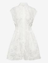2NDDAY - 2Nd Jamz - Crisp Summer Shirting - Trumpa suknelė - Balta