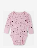 Reima - Bodysuit, Moomin Raraste - Marškinėliai ilgomis rankovėmis - Rožinė