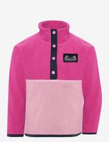 Didriksons - Monte Kids' Half Button - Flisinė striukė - Rožinė
