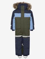 Didriksons - Bjärven Kids' Coverall - Slidinėjimo kombinezonai ir komplektai - Chaki spalva