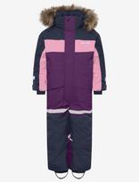 Didriksons - Bjärven Kids' Coverall - Slidinėjimo kombinezonai ir komplektai - Violetinė