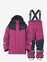 Didriksons - Skare Kids' Set - Slidinėjimo kombinezonai ir komplektai - Rožinė