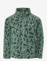 Didriksons - Monte Printed Kids' Full-Zip - Flisinė striukė - Žalia