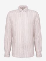 Seidensticker - Linen Shirt Regular - Lininiai marškiniai - Smėlio