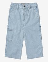 Copenhagen Colors - Y/D Stripe Twill Cargo Pants W. Adj. Waist - Cargo kelnės - Mėlyna